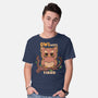 Owlways Tired-Mens-Basic-Tee-TechraNova