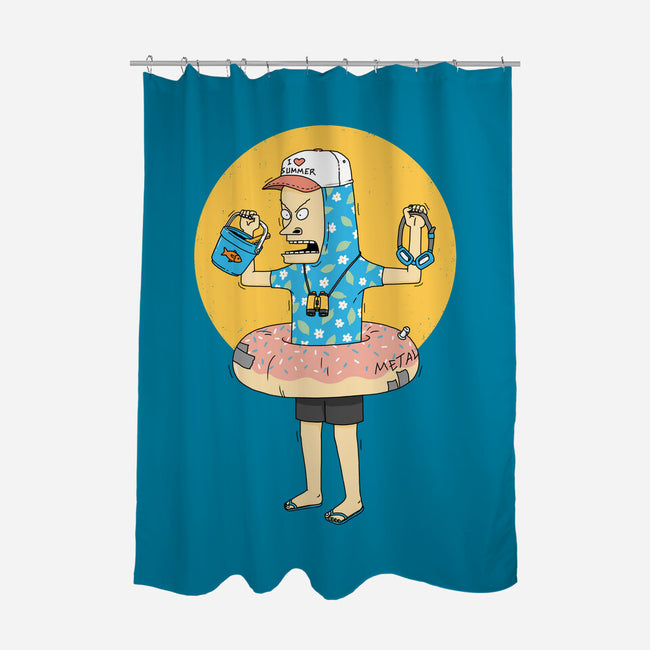 Summerholio-None-Polyester-Shower Curtain-pigboom