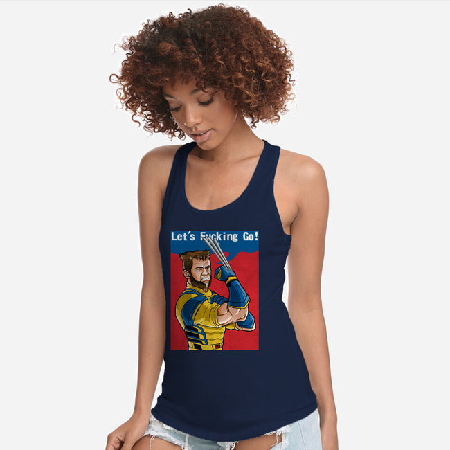 Since I'm Back-Womens-Racerback-Tank-Diego Oliver