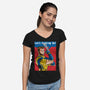 Since I'm Back-Womens-V-Neck-Tee-Diego Oliver