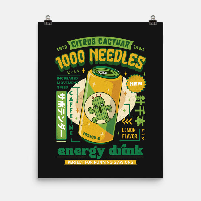 Cactuar Energy Drink-None-Matte-Poster-LAGELANTEE