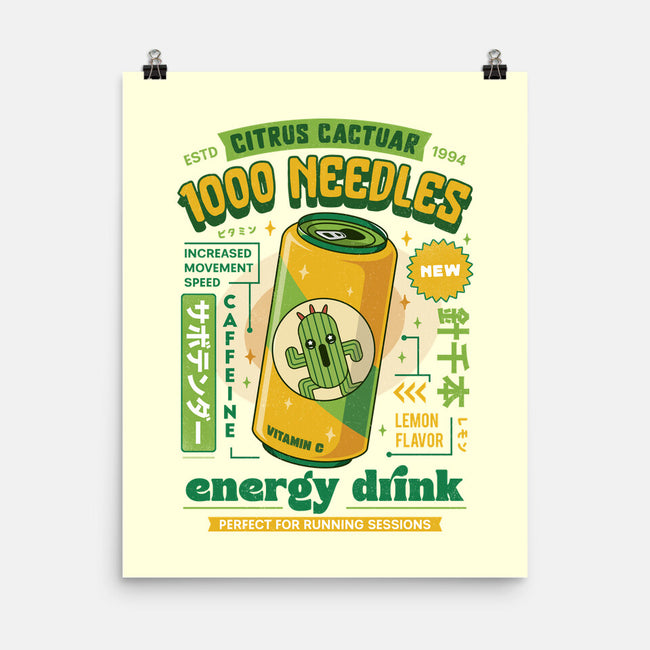 Cactuar Energy Drink-None-Matte-Poster-LAGELANTEE