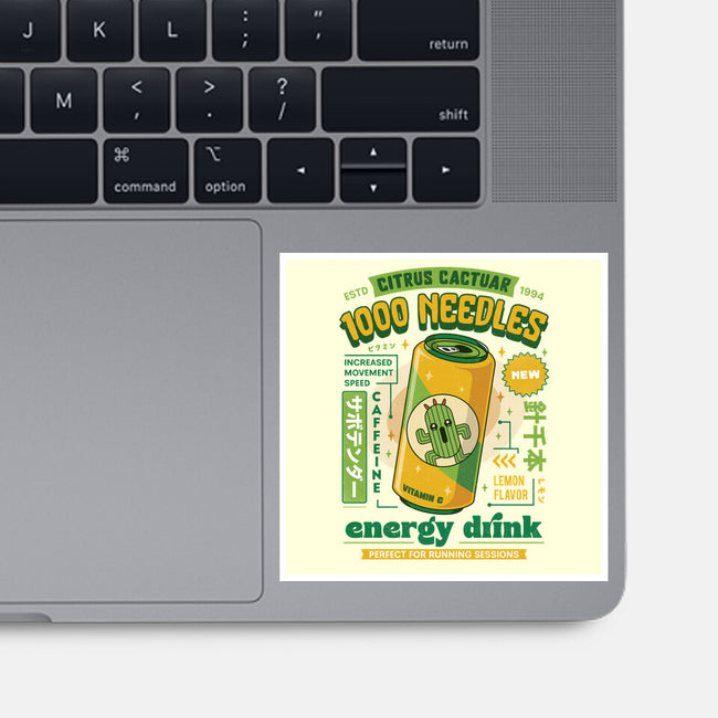 Cactuar Energy Drink-None-Glossy-Sticker-LAGELANTEE