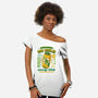 Cactuar Energy Drink-Womens-Off Shoulder-Tee-LAGELANTEE