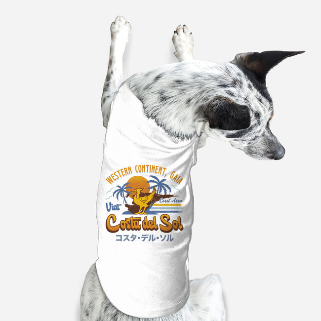 Costa Del Sol Vintage-Dog-Basic-Pet Tank-LAGELANTEE