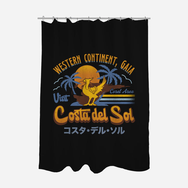 Costa Del Sol Vintage-None-Polyester-Shower Curtain-LAGELANTEE