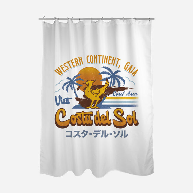 Costa Del Sol Vintage-None-Polyester-Shower Curtain-LAGELANTEE