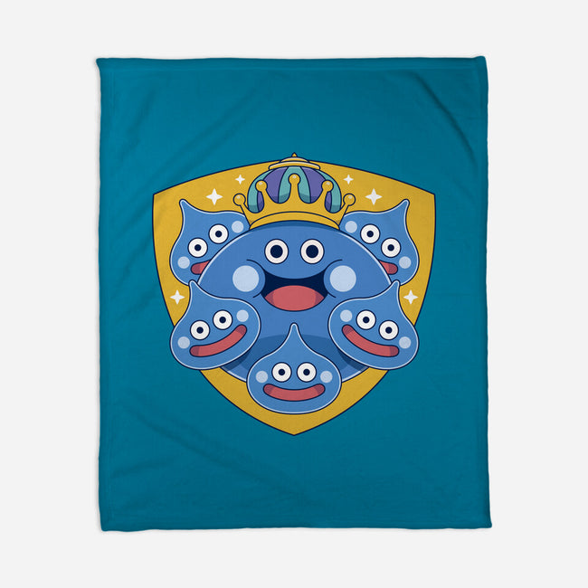 King Slime Shield-None-Fleece-Blanket-LAGELANTEE