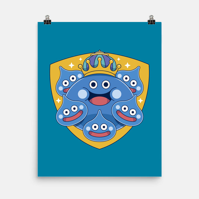 King Slime Shield-None-Matte-Poster-LAGELANTEE