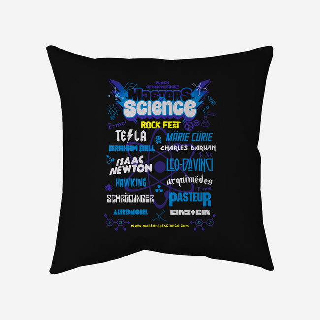 Masters Of Science-None-Non-Removable Cover w Insert-Throw Pillow-Getsousa!