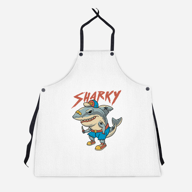 Sharky Boy-Unisex-Kitchen-Apron-vp021