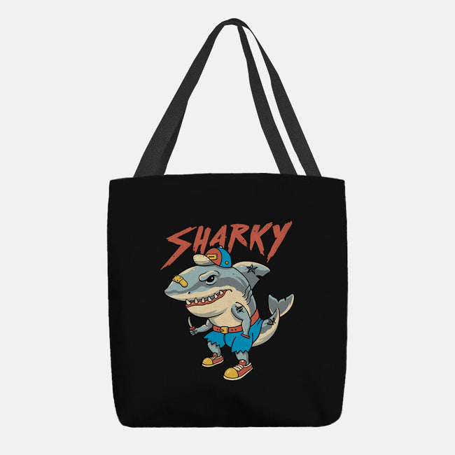 Sharky Boy-None-Basic Tote-Bag-vp021