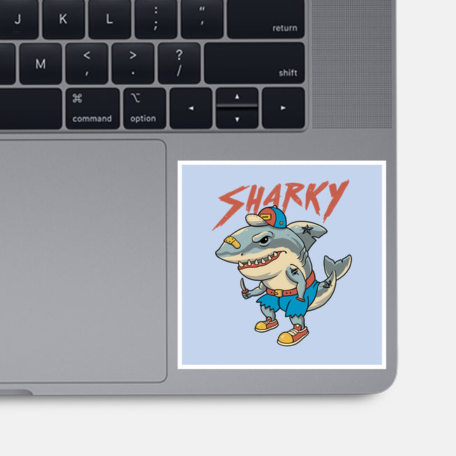 Sharky Boy-None-Glossy-Sticker-vp021