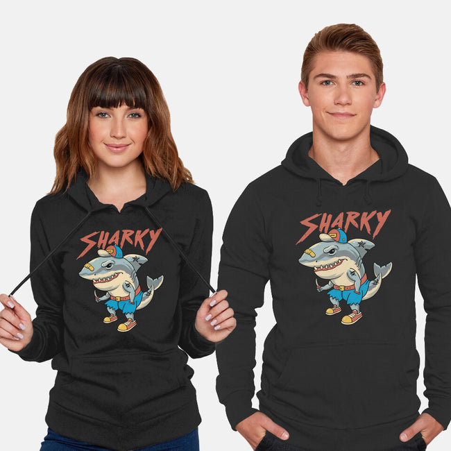 Sharky Boy-Unisex-Pullover-Sweatshirt-vp021