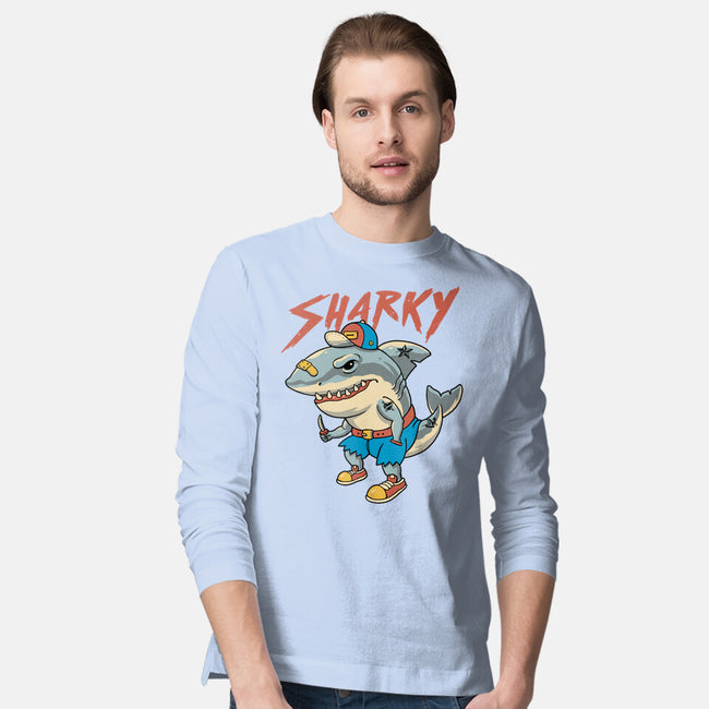 Sharky Boy-Mens-Long Sleeved-Tee-vp021