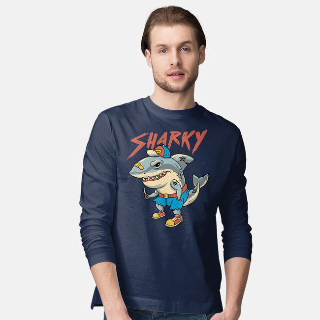 Sharky Boy-Mens-Long Sleeved-Tee-vp021