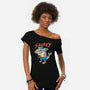 Sharky Boy-Womens-Off Shoulder-Tee-vp021