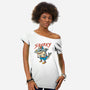 Sharky Boy-Womens-Off Shoulder-Tee-vp021