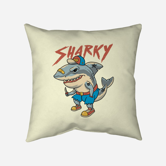 Sharky Boy-None-Removable Cover-Throw Pillow-vp021