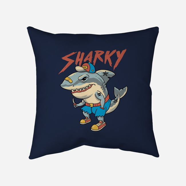 Sharky Boy-None-Removable Cover-Throw Pillow-vp021