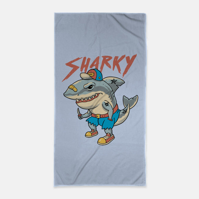 Sharky Boy-None-Beach-Towel-vp021