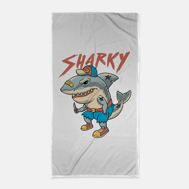 Sharky Boy-None-Beach-Towel-vp021