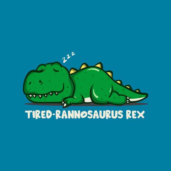 Tiredrannosaurus-rex-None-Removable Cover w Insert-Throw Pillow-turborat14