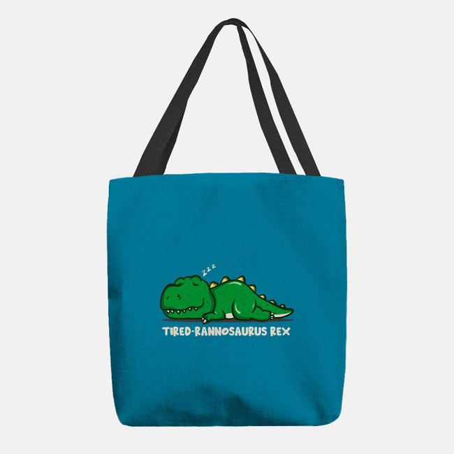 Tiredrannosaurus-rex-None-Basic Tote-Bag-turborat14