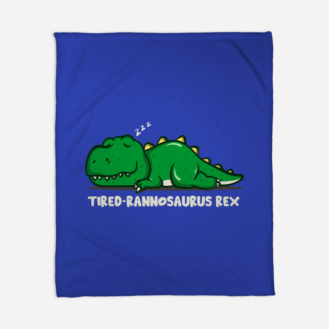 Tiredrannosaurus-rex-None-Fleece-Blanket-turborat14