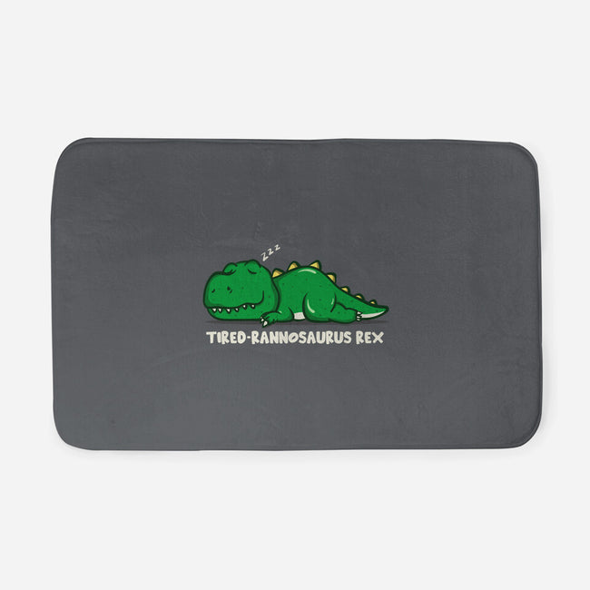 Tiredrannosaurus-rex-None-Memory Foam-Bath Mat-turborat14