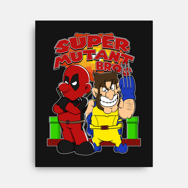 Super Mutant Bros-None-Stretched-Canvas-Nieco