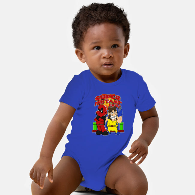 Super Mutant Bros-Baby-Basic-Onesie-Nieco