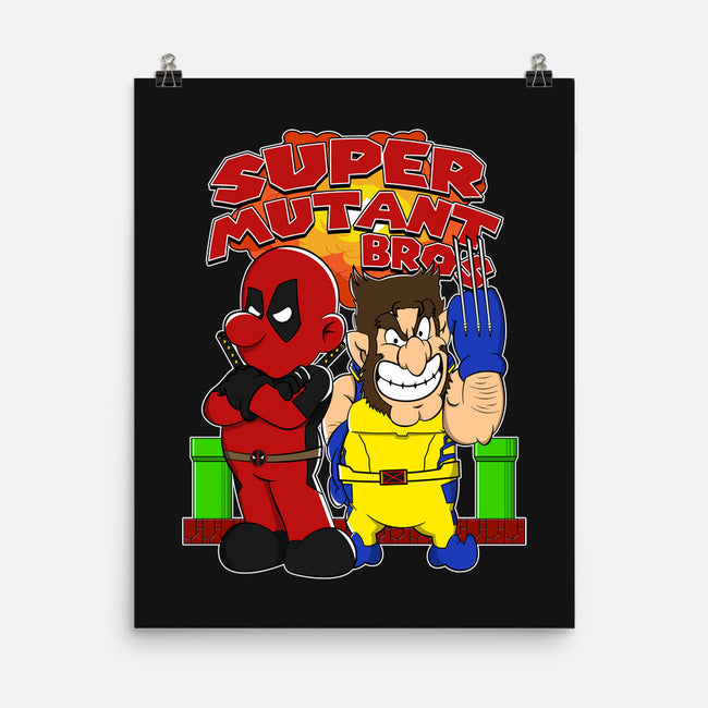 Super Mutant Bros-None-Matte-Poster-Nieco