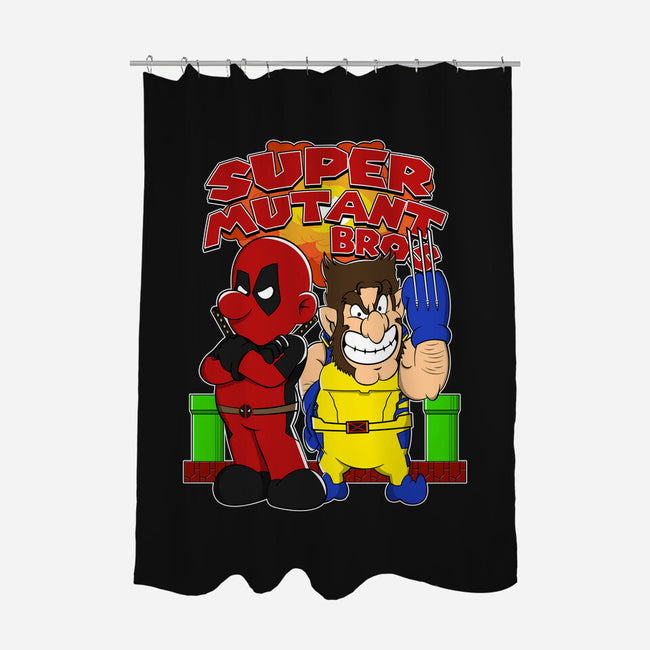 Super Mutant Bros-None-Polyester-Shower Curtain-Nieco