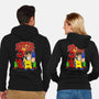 Super Mutant Bros-Unisex-Zip-Up-Sweatshirt-Nieco