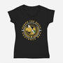 Footrace 64-Womens-V-Neck-Tee-demonigote