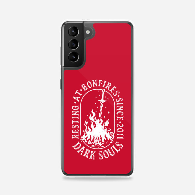 Resting At Bonfires-Samsung-Snap-Phone Case-demonigote