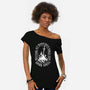 Resting At Bonfires-Womens-Off Shoulder-Tee-demonigote