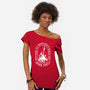 Resting At Bonfires-Womens-Off Shoulder-Tee-demonigote