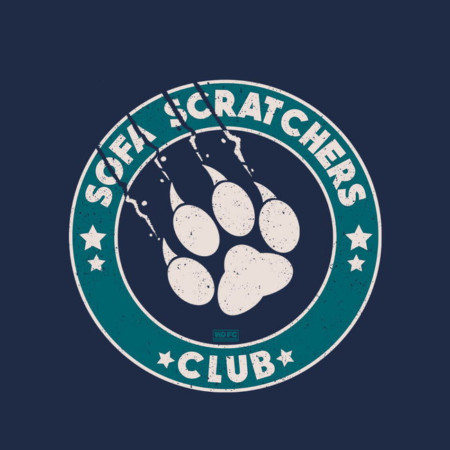 Sofa Scratching Paws Club-Unisex-Basic-Tee-worlddominationforcats