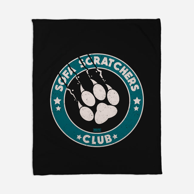 Sofa Scratching Paws Club-None-Fleece-Blanket-worlddominationforcats