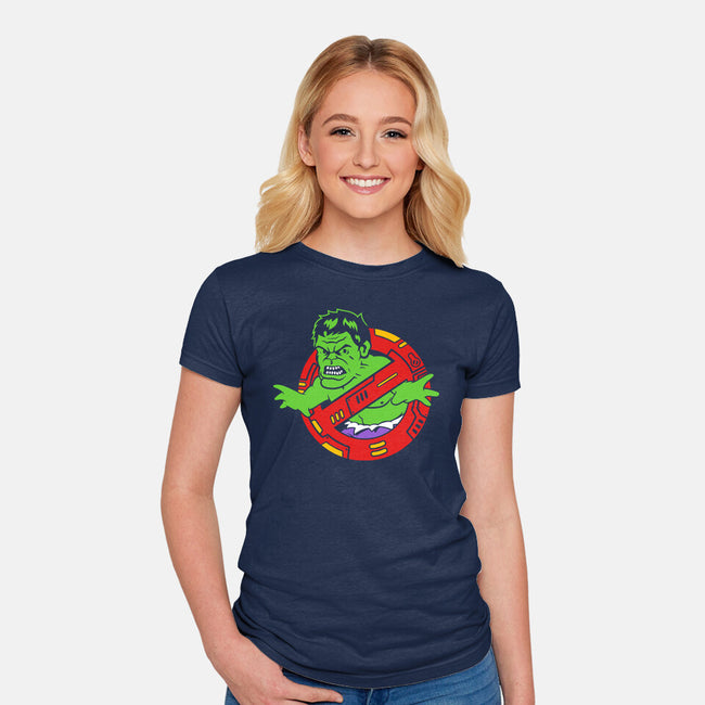 Hulkbuster-Womens-Fitted-Tee-demonigote