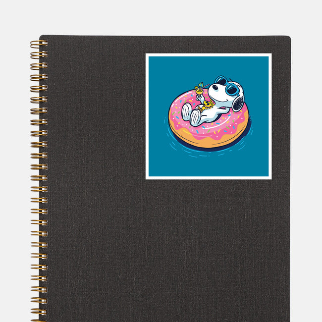 Donut Worry Be Happy-None-Glossy-Sticker-Gamma-Ray