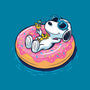 Donut Worry Be Happy-None-Matte-Poster-Gamma-Ray