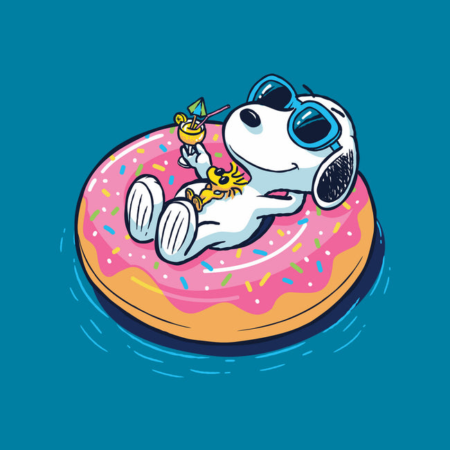 Donut Worry Be Happy-Womens-Fitted-Tee-Gamma-Ray