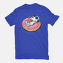 Donut Worry Be Happy-Womens-Basic-Tee-Gamma-Ray