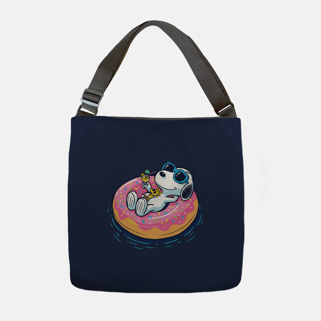 Donut Worry Be Happy-None-Adjustable Tote-Bag-Gamma-Ray