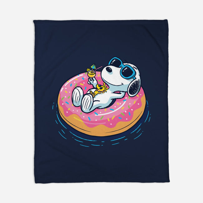 Donut Worry Be Happy-None-Fleece-Blanket-Gamma-Ray