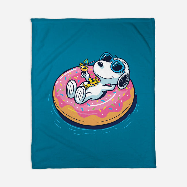 Donut Worry Be Happy-None-Fleece-Blanket-Gamma-Ray