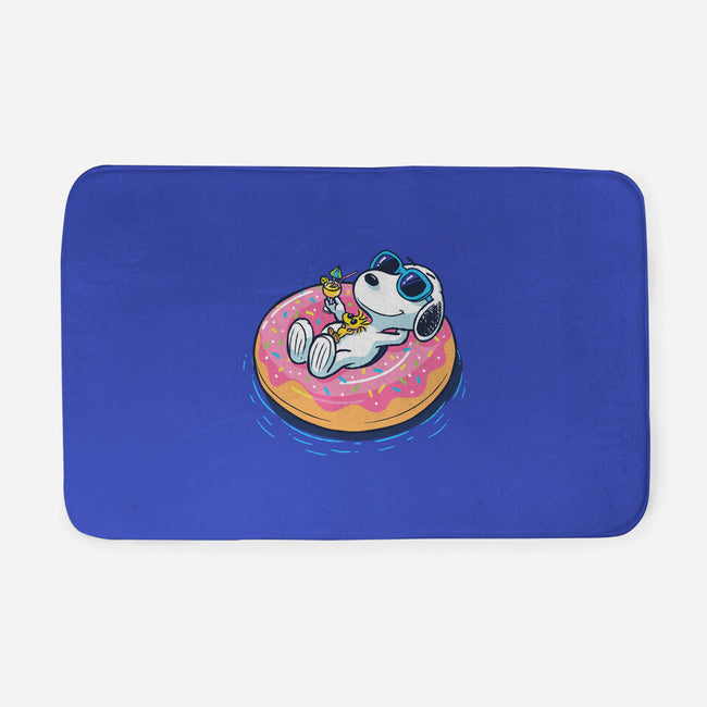 Donut Worry Be Happy-None-Memory Foam-Bath Mat-Gamma-Ray